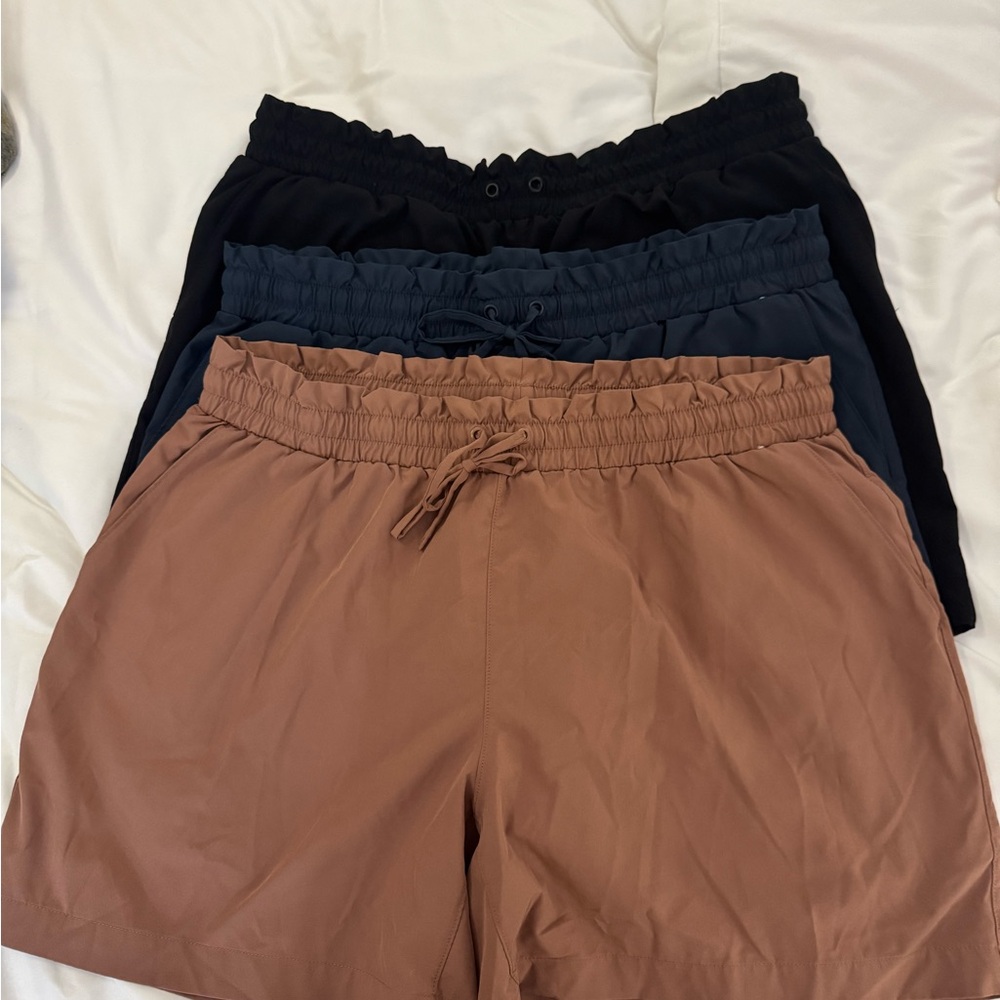 Mondetta Women's quick dry Athletic Shorts - Black, Navy, Brown